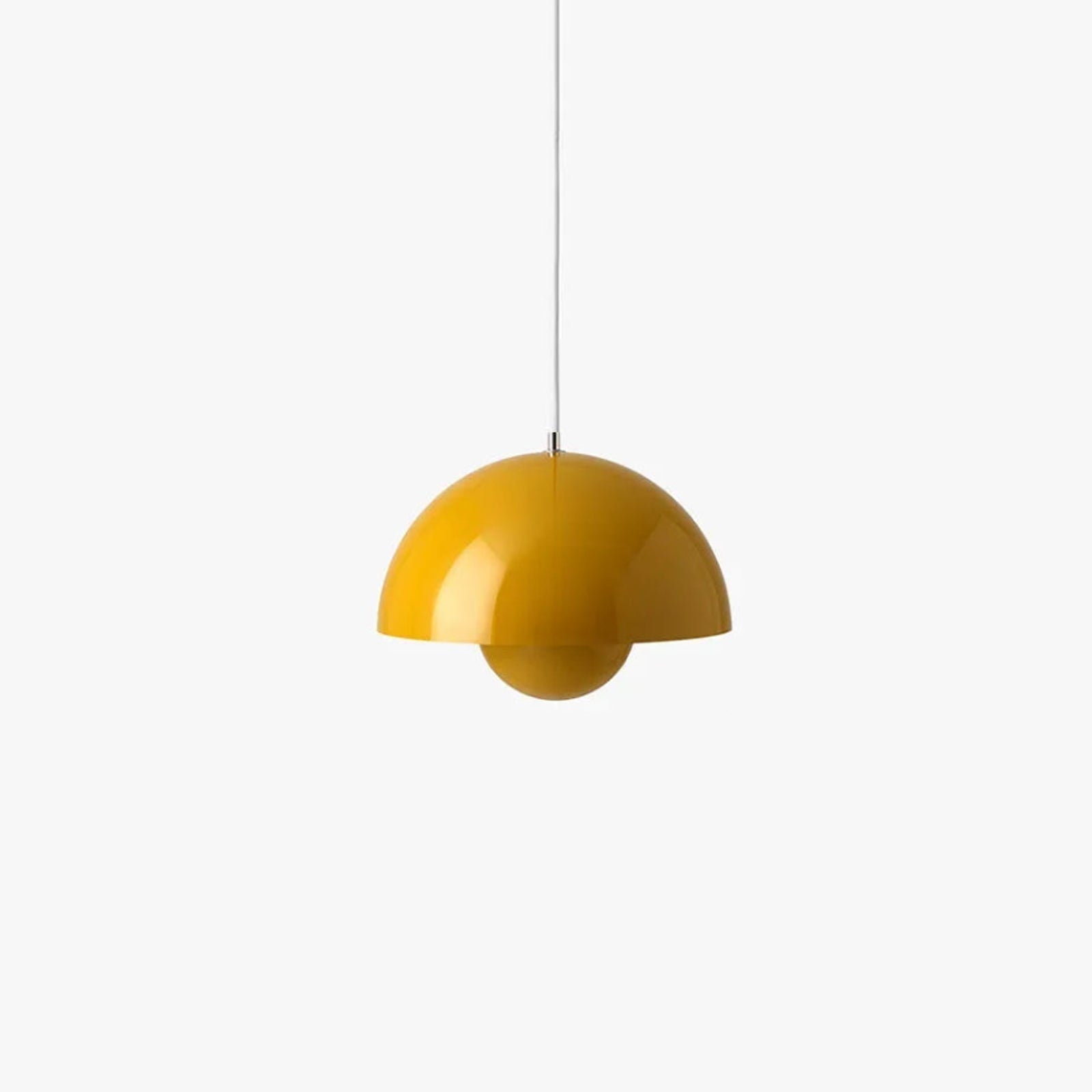 LyraLine hanglamp met glazen steeneffect en metaal