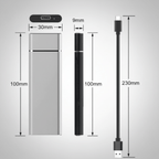 כונן USB קומפקטי לגיבוי מהיר של נתונים ואחסון קבצים