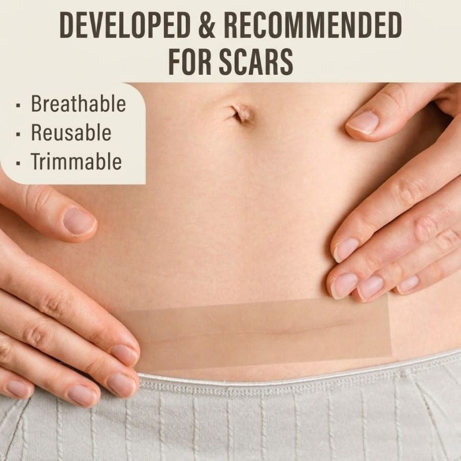 SilkScar Silicone Tape | Medical-Grade Scar Treatment for Flat, Soft Scars