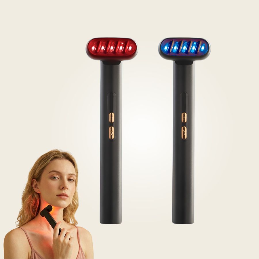 LuminaWave 6-in-1 Facial Wand | 5-Minute At-Home Professional Facial Treatment