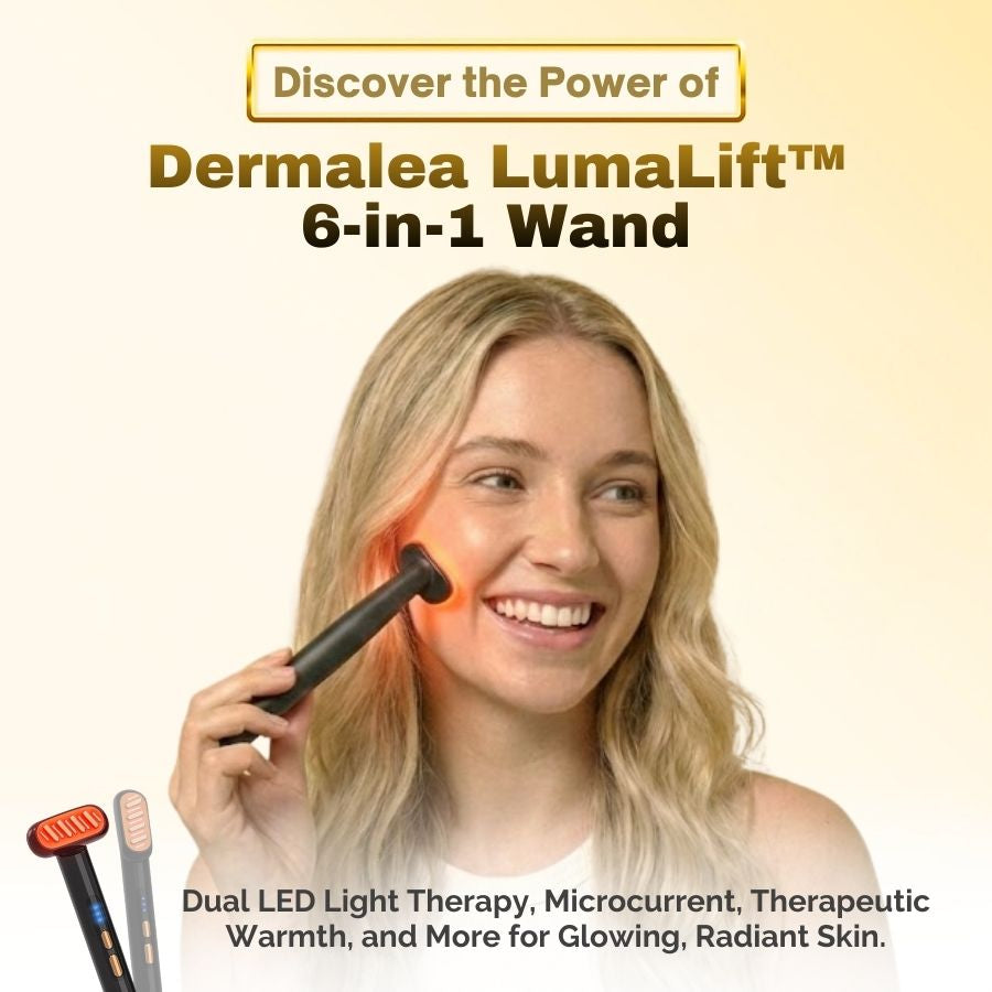 LuminaWave 6-in-1 Facial Wand | 5-Minute At-Home Professional Facial Treatment