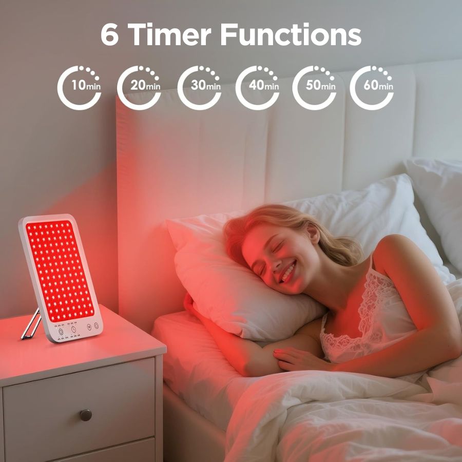 LuminaDeep Red Light Therapy Panel | 10-Minute At-Home Collagen & Recovery Treatment