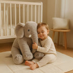 SnugPhant Elephant Cuddle Pillow For Babies And Toddlers