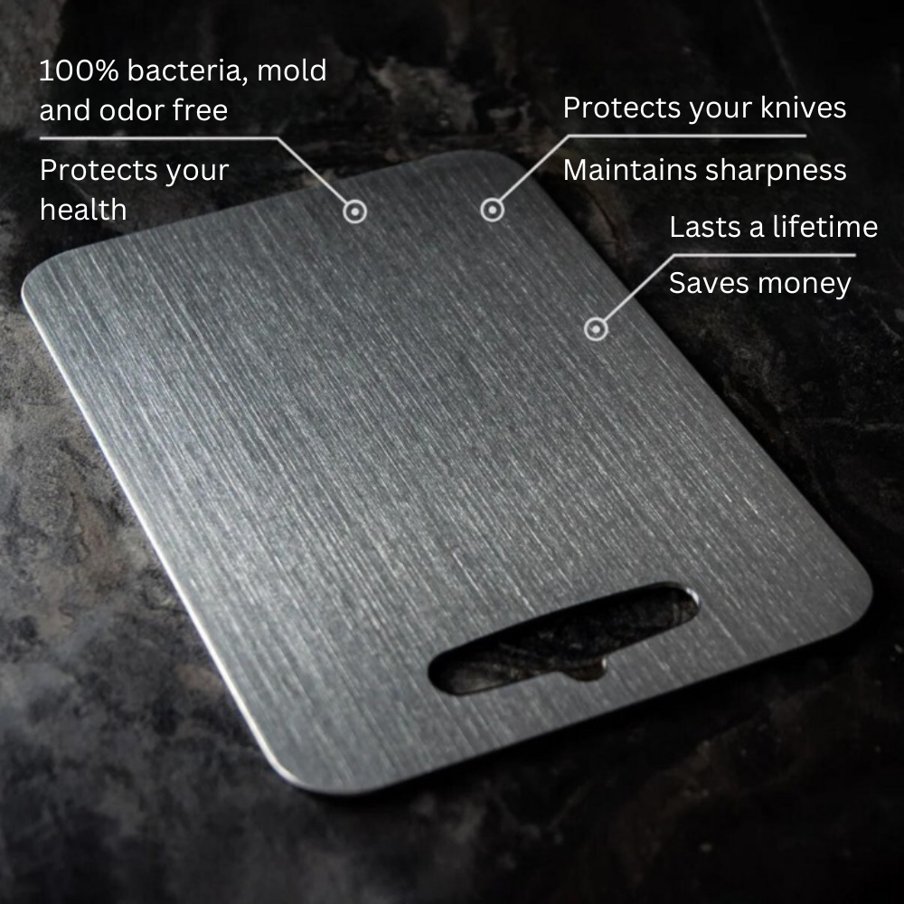 Alera Titanium Cutting Board With Nonporous Surface For Everyday Kitchen Use