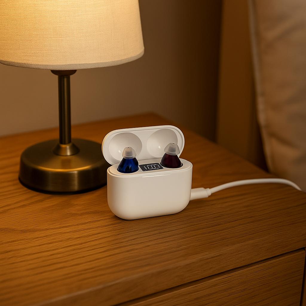 AureaSilk Discreet In Ear Audio Enhancer Rechargeable For Clear Conversations