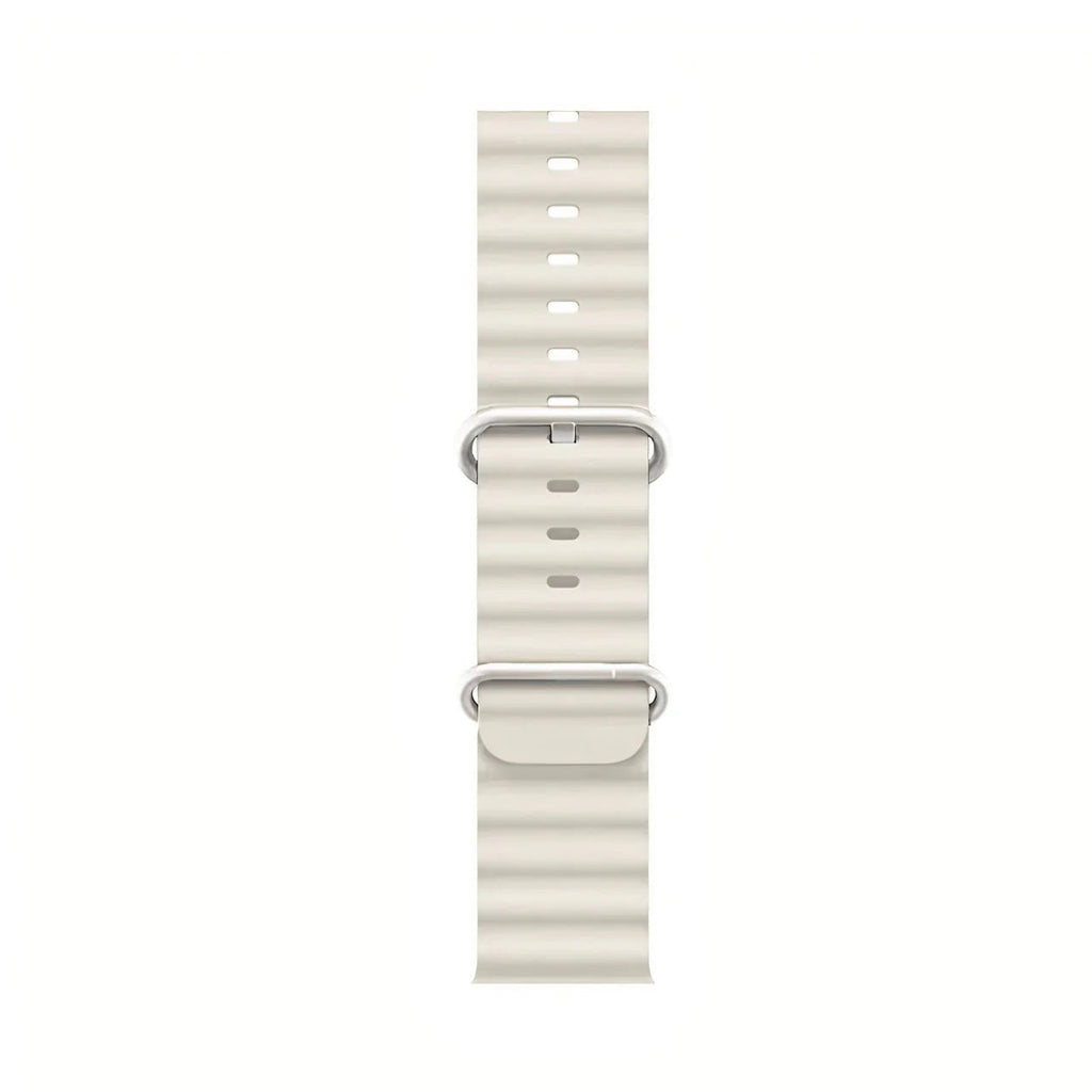 Apple Watch Nautisle Tubular Armband zum Tauchen Verstellbares Silikonband