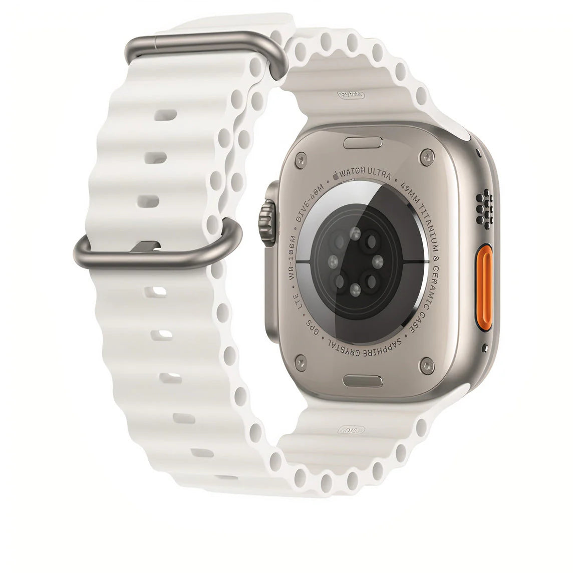 Apple Watch Nautisle Tubular Armband zum Tauchen Verstellbares Silikonband