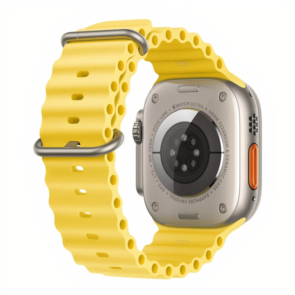 Apple Watch Nautisle Tubular Armband zum Tauchen Verstellbares Silikonband