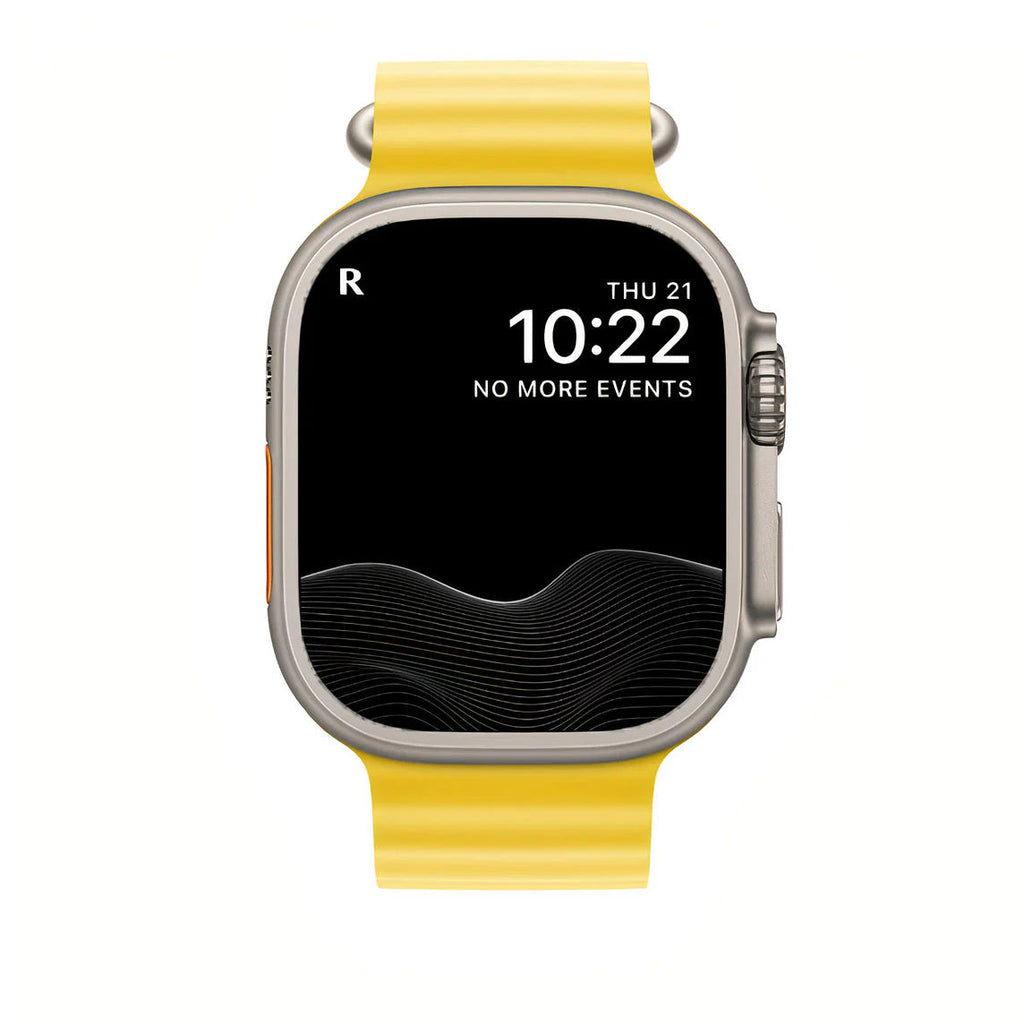 Apple Watch Nautisle Tubular Armband zum Tauchen Verstellbares Silikonband