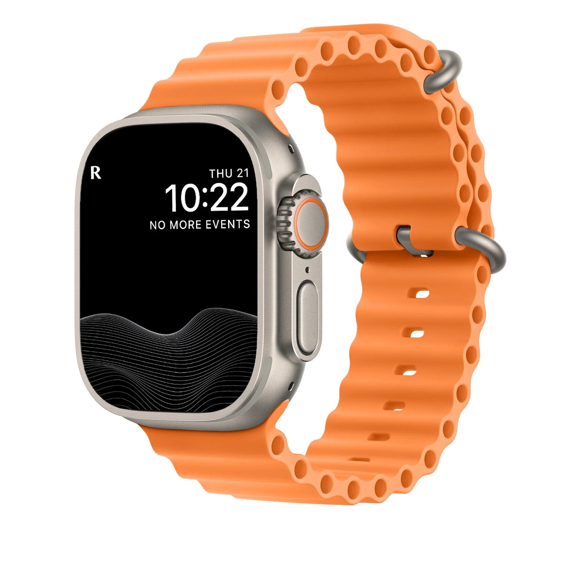 Apple Watch Nautisle Tubular Strap For Diving Adjustable Silicone Band