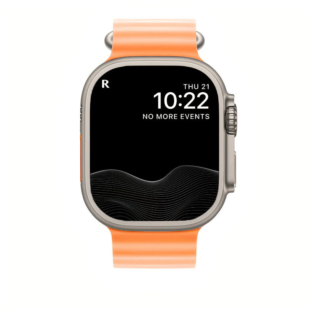 Apple Watch Nautisle Tubular Armband zum Tauchen Verstellbares Silikonband