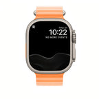 Apple Watch Nautisle Tubular Armband zum Tauchen Verstellbares Silikonband