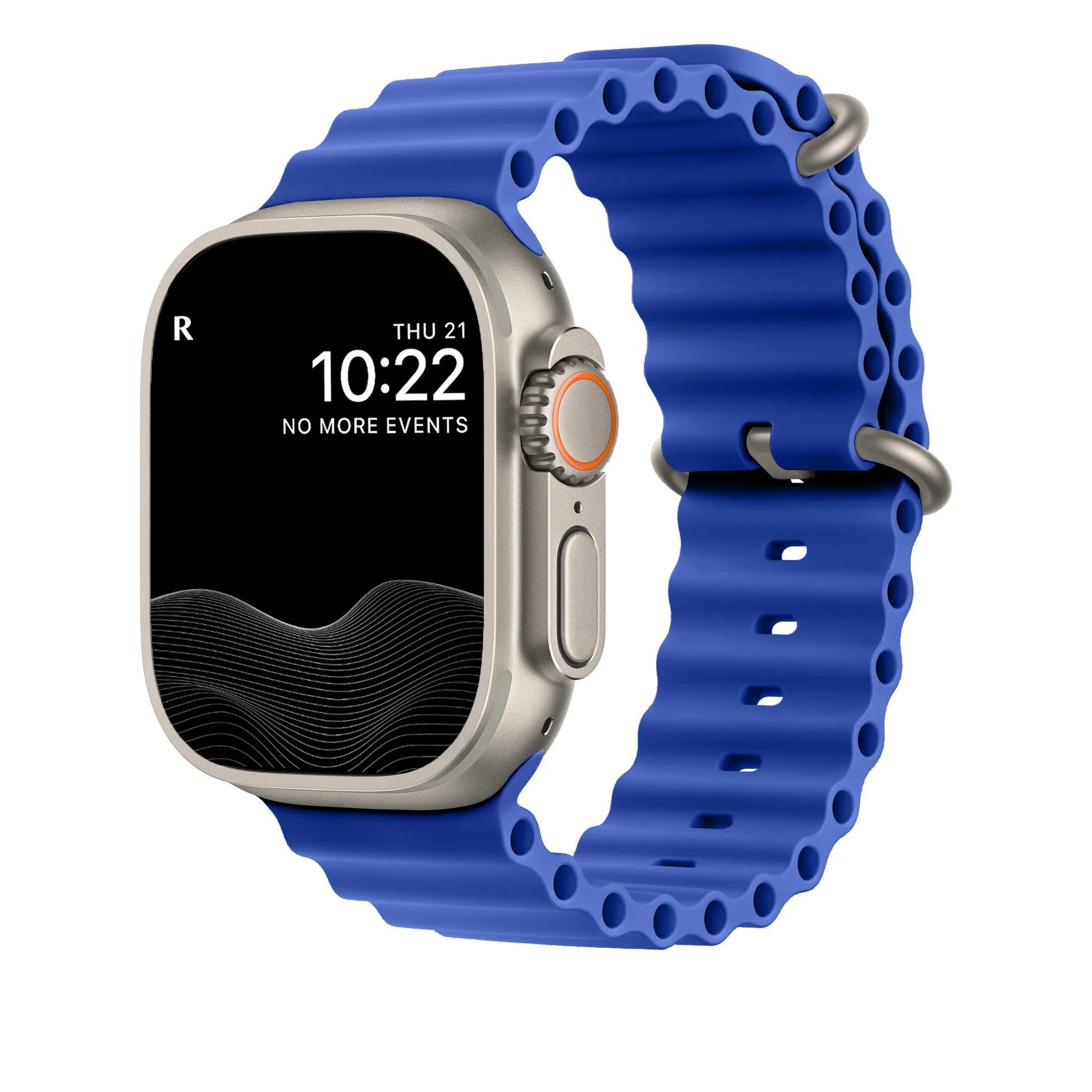 Apple Watch Nautisle Tubular Strap For Diving Adjustable Silicone Band