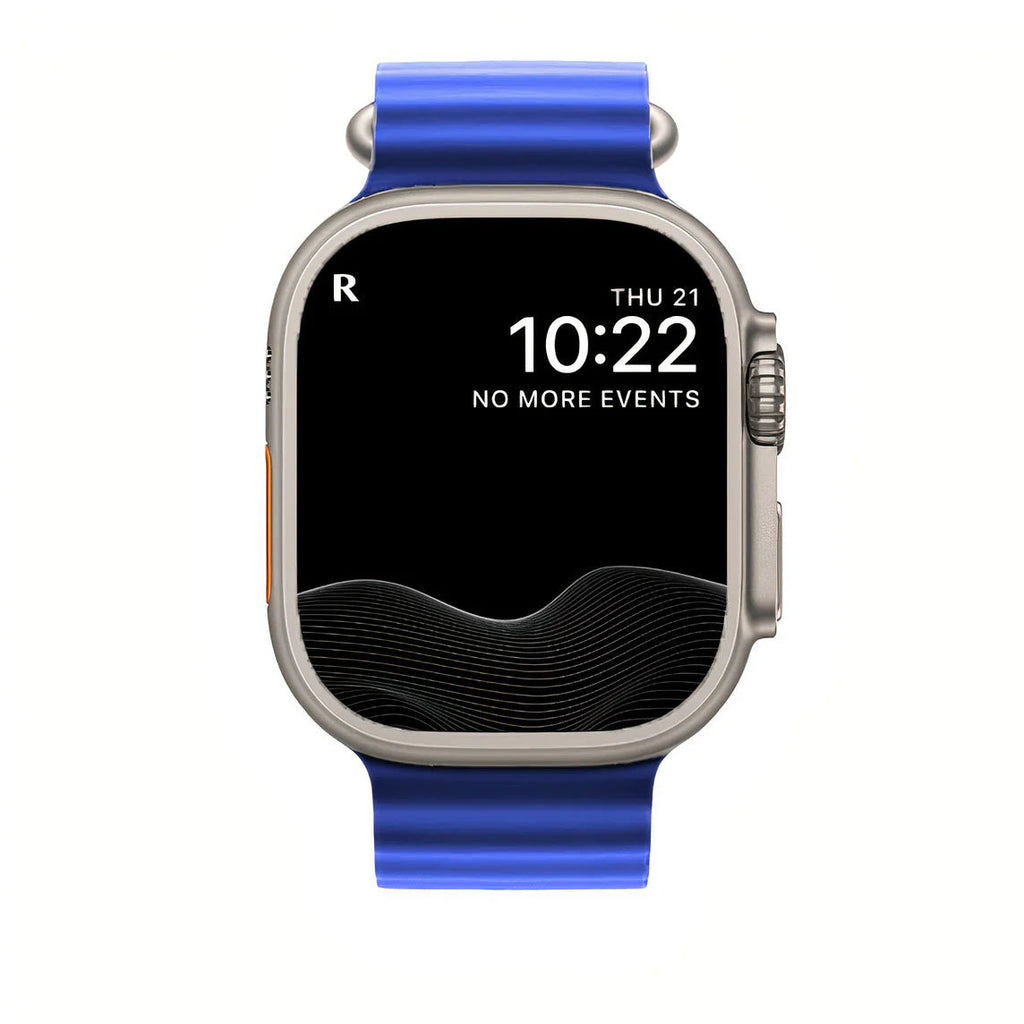 Apple Watch Nautisle Tubular Armband zum Tauchen Verstellbares Silikonband