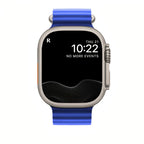 Apple Watch Nautisle Tubular Armband zum Tauchen Verstellbares Silikonband