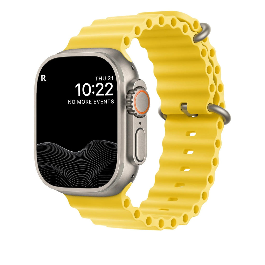 Apple Watch Nautisle Tubular Armband zum Tauchen Verstellbares Silikonband