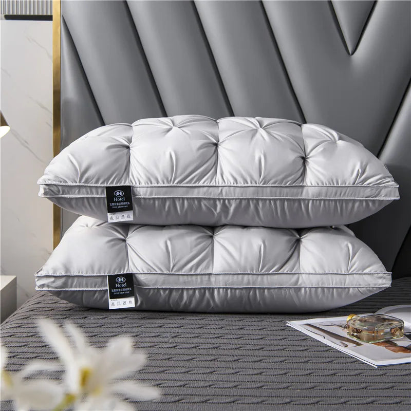LioraCloud Pillow With Goose Down For Comfortable Neck Support