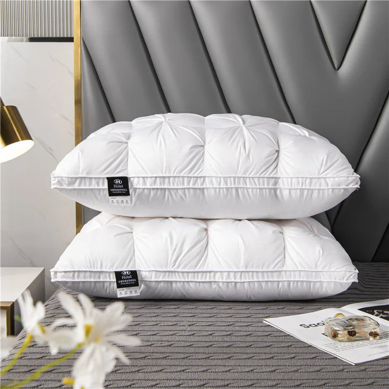 LioraCloud Pillow With Goose Down For Comfortable Neck Support
