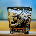 Takumi Soaring Dragon Szklanka do whisky, ręcznie wykonana, w drewnianym pudełku