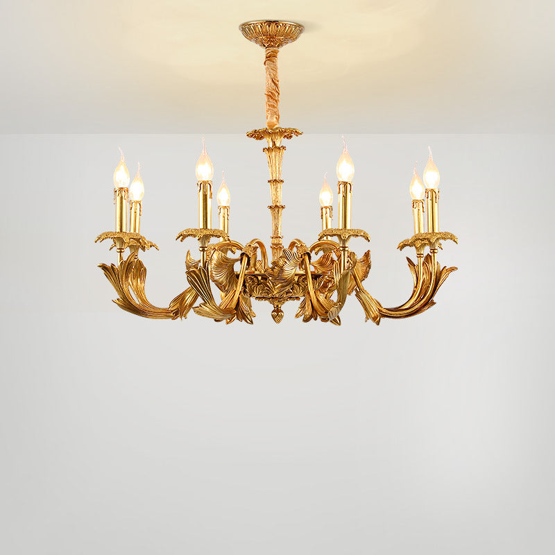 Antique Gold Chandelier For Dining And Living Spaces
