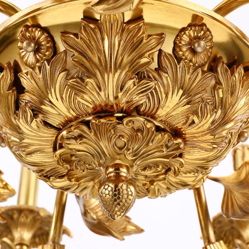Antique Gold Chandelier For Dining And Living Spaces