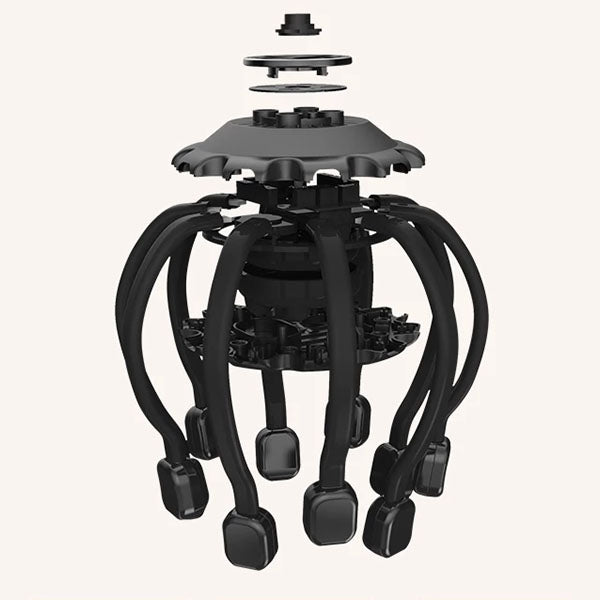 Zentara Head Massager With Acupressure Nodes And Mild Vibration