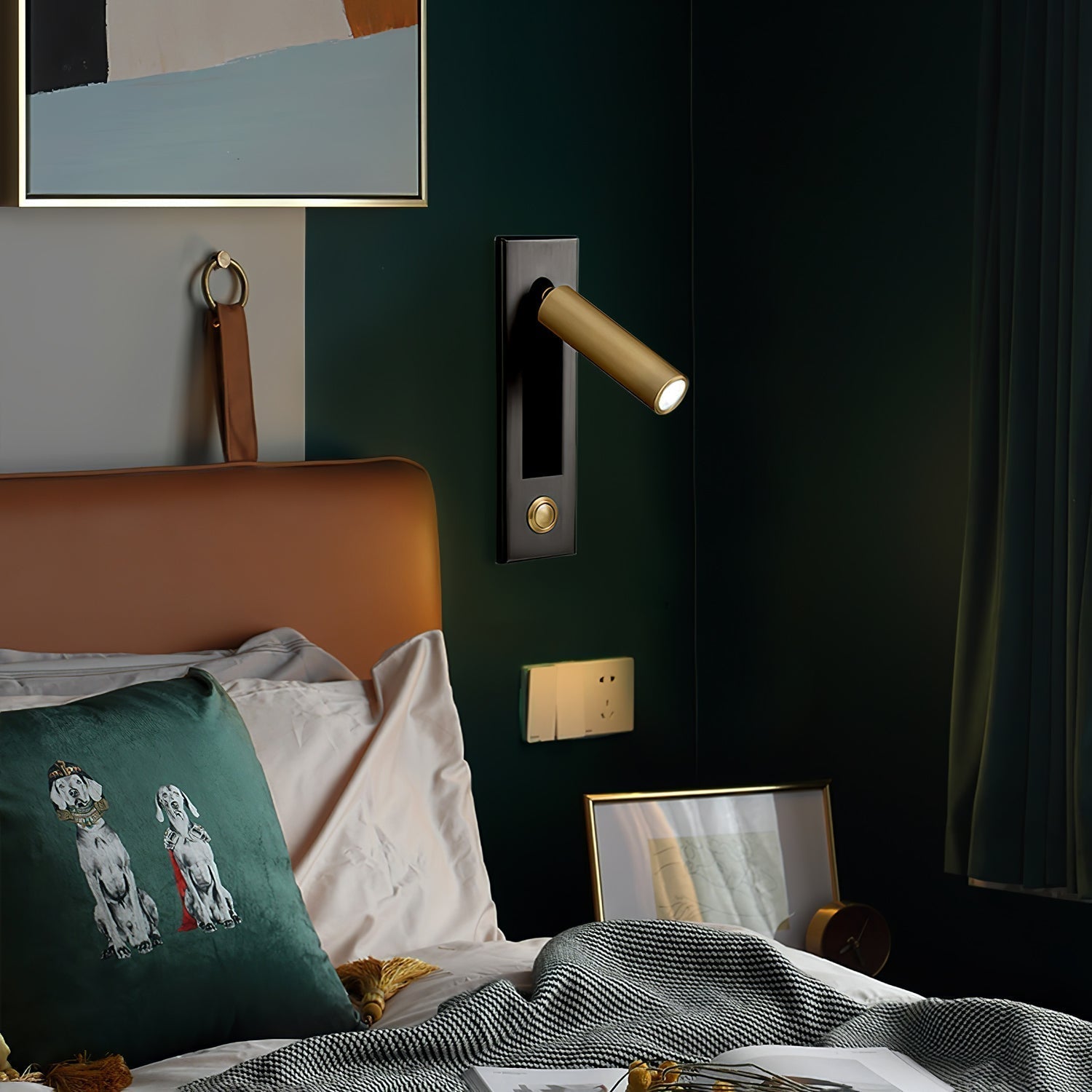 Lampe de chevet encastrée NexaWall pour lecture dans chambres modernes