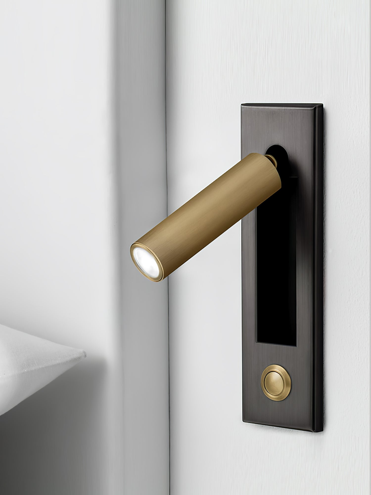 Lampe de chevet encastrée NexaWall pour lecture dans chambres modernes