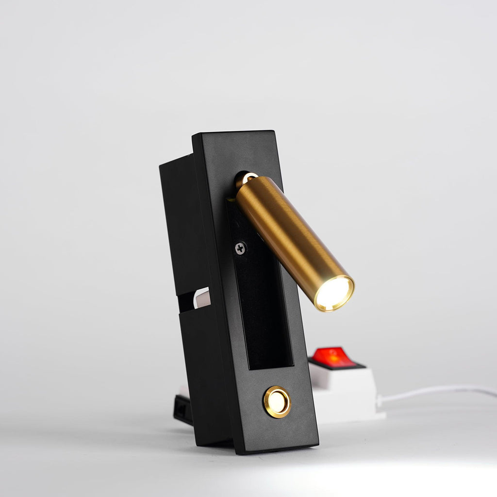 Lampe de chevet encastrée NexaWall pour lecture dans chambres modernes