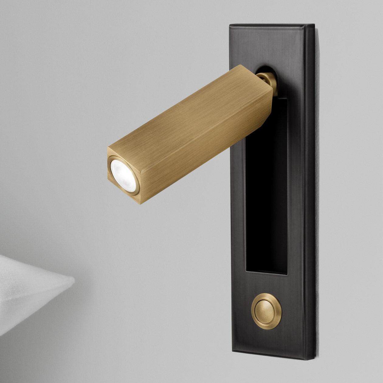 Lampe de chevet encastrée NexaWall pour lecture dans chambres modernes