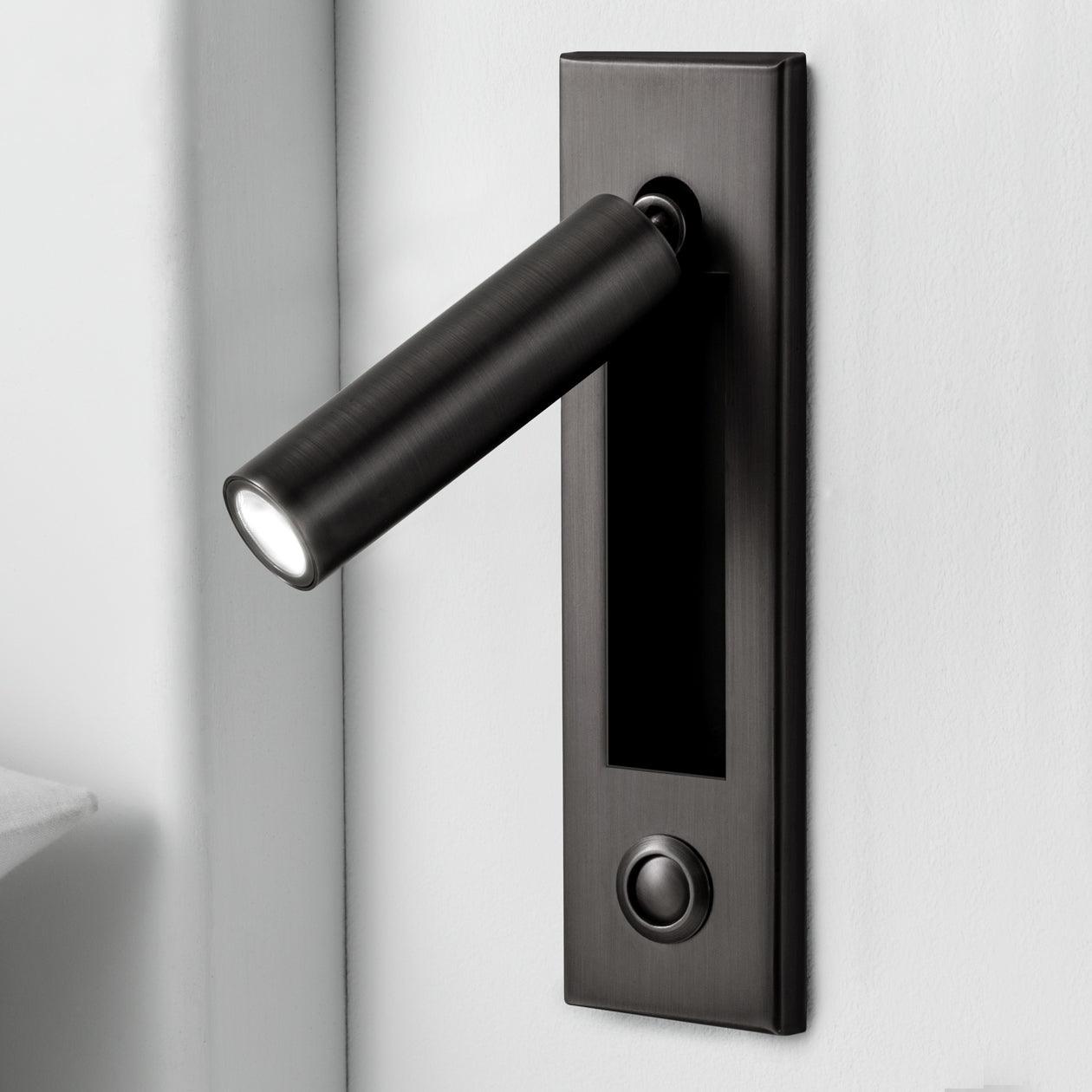 Lampe de chevet encastrée NexaWall pour lecture dans chambres modernes