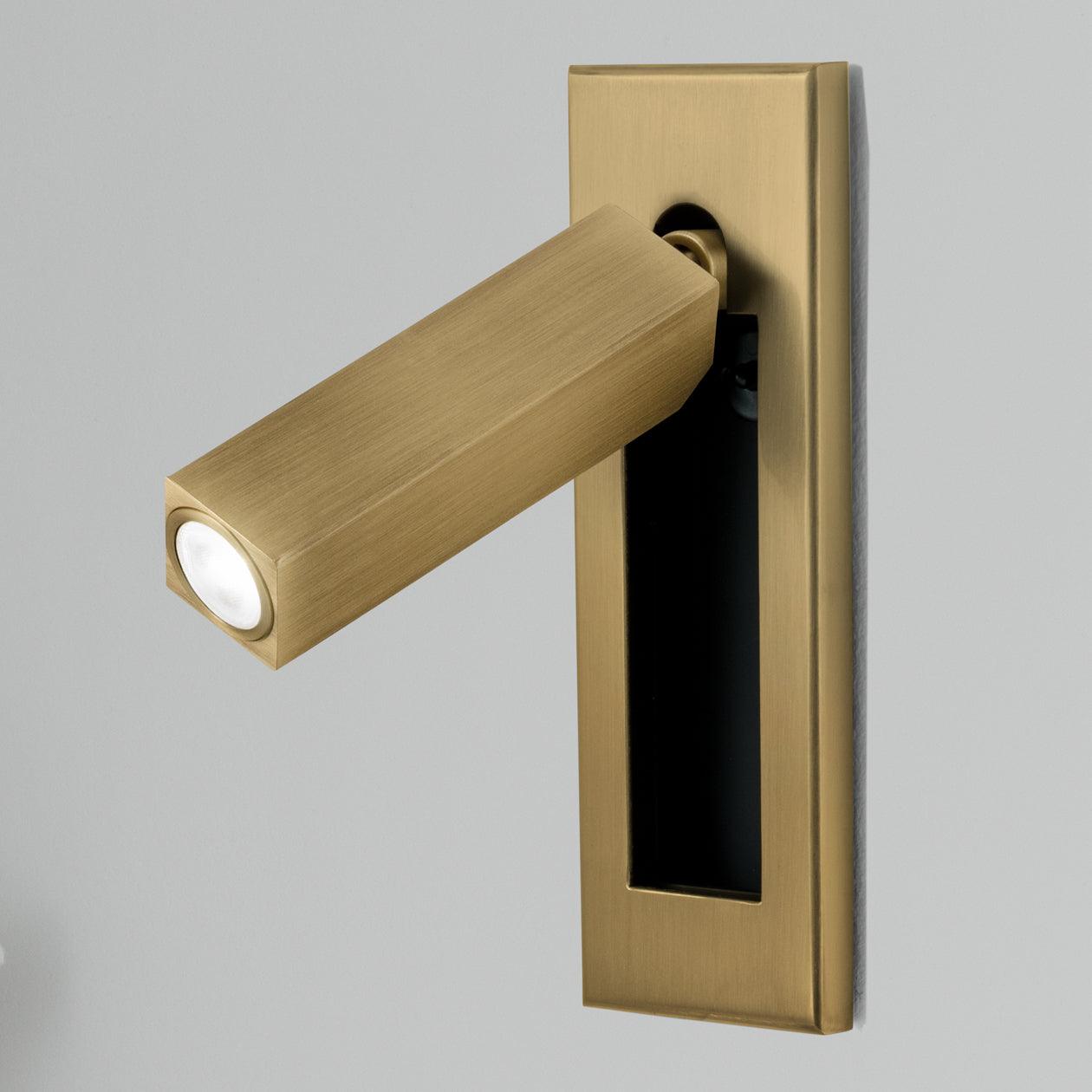 Lampe de chevet encastrée NexaWall pour lecture dans chambres modernes
