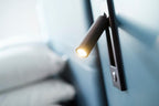 Aplique de Parede Embutido VeraLume para Cabeceira e Luz de Leitura