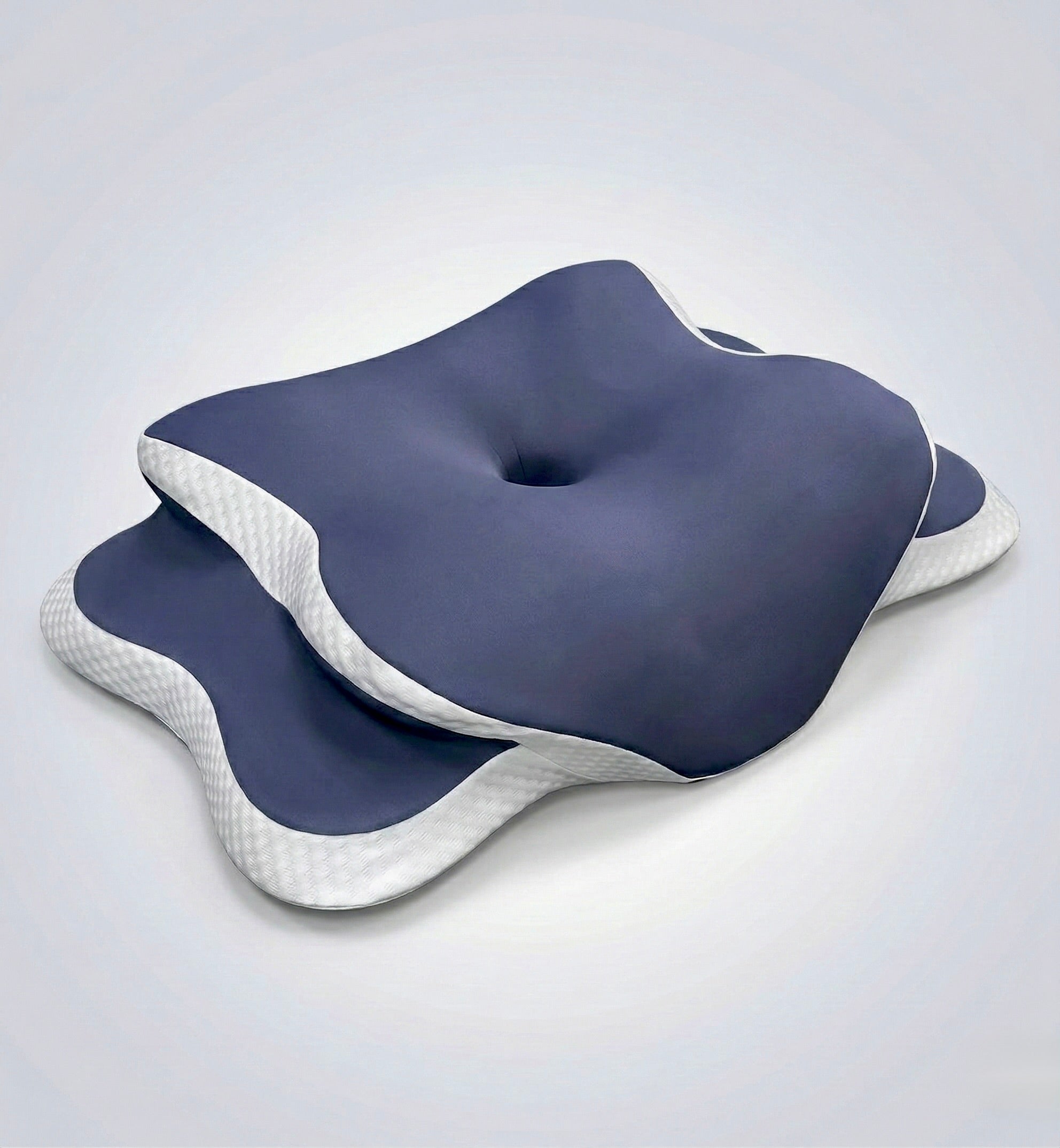 Formet memoryskum ergonomisk nakkepude til lindring af nakkesmerter
