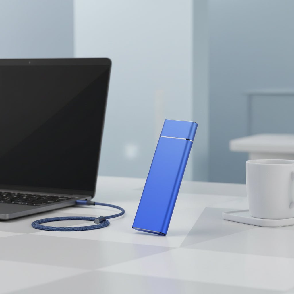 כונן USB קומפקטי לגיבוי מהיר של נתונים ואחסון קבצים