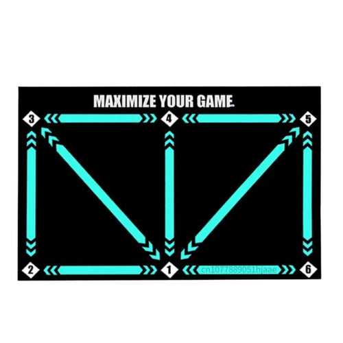 Football Pro Training Mat For Home Practice With Drill Videos