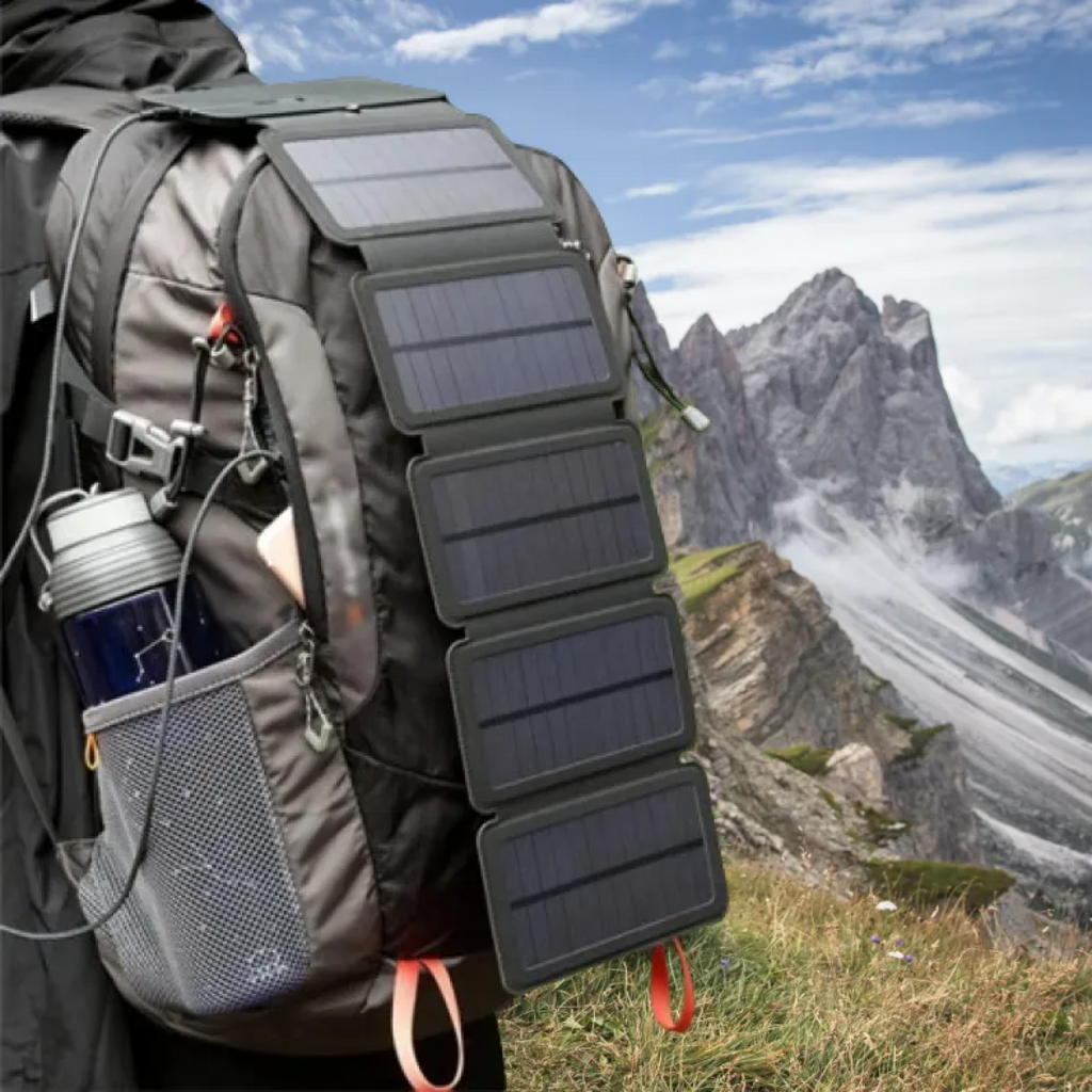 Carregador Solar Portátil de Reserva SunPeak para Telemóveis e Dispositivos