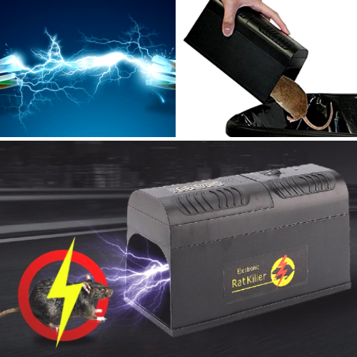 Trampa Eléctrica VoltGuard para Interiores - Sistema para Ratones en Casa