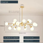 Lustre à bulles Marlow pour éclairage intérieur moderne