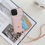Carteira para iPhone Celeste com compartimentos para cartões para profissionais ocupados