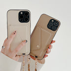 Carteira para iPhone Celeste com compartimentos para cartões para profissionais ocupados