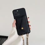 Carteira para iPhone Celeste com compartimentos para cartões para profissionais ocupados