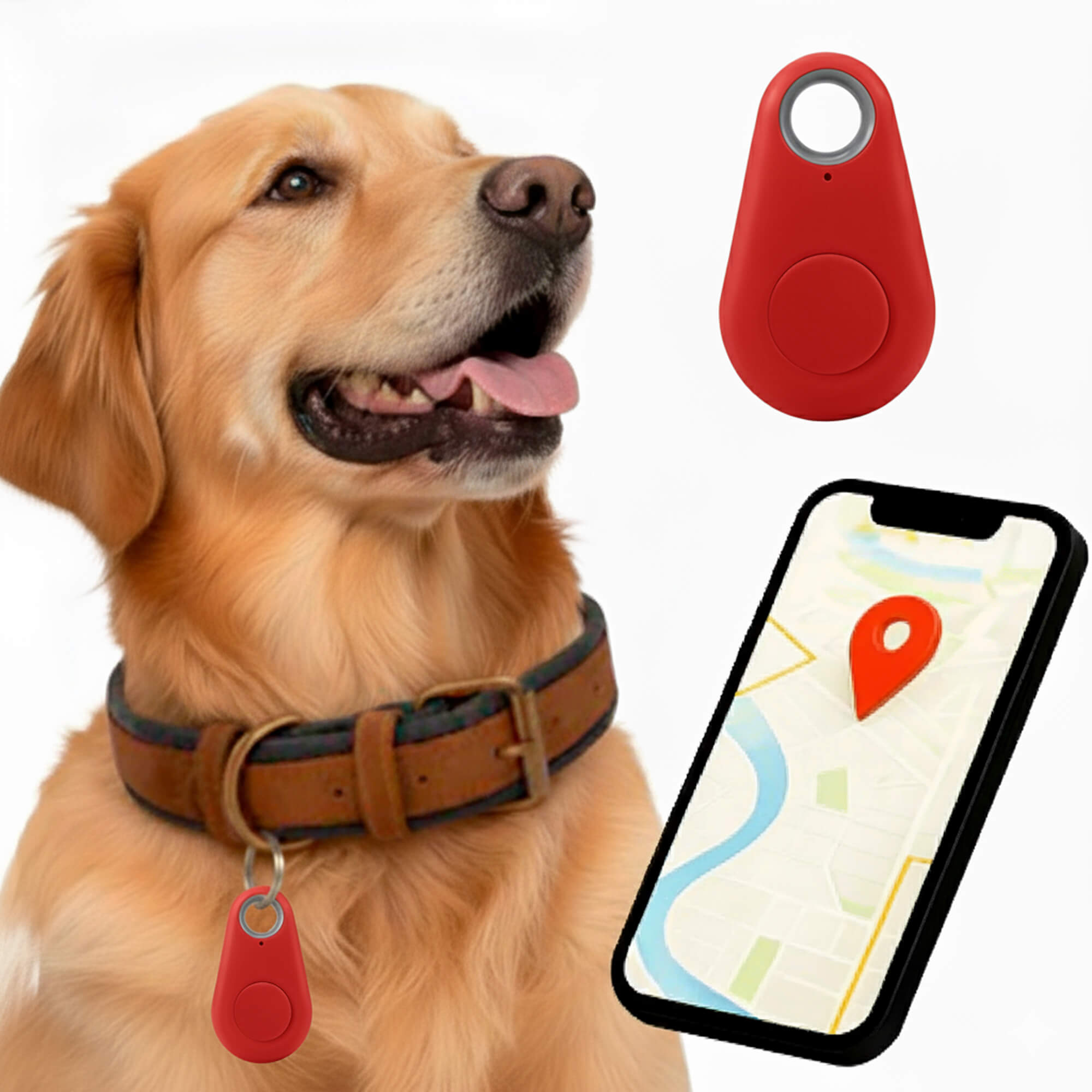 Kirra GPS vodotěsný sledovač psů s aktualizacemi polohy v reálném čase