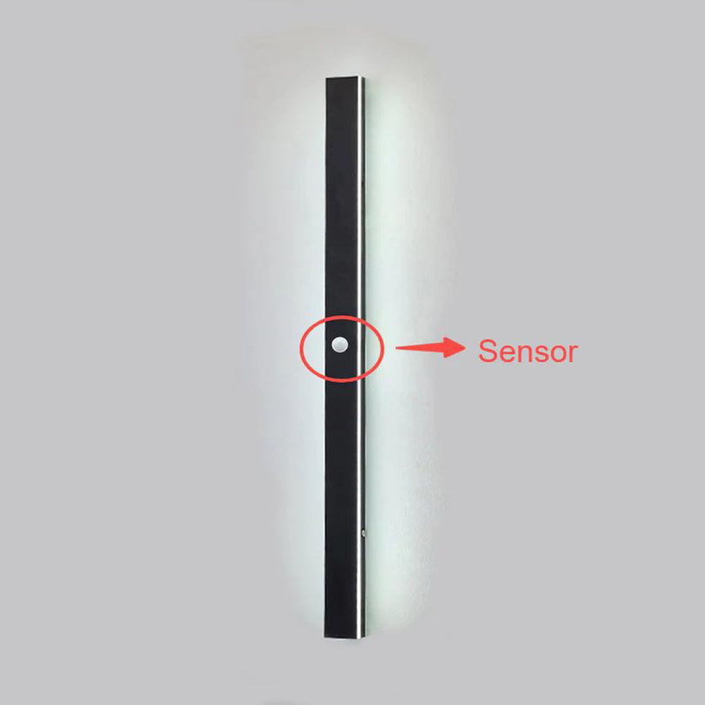 Nyx Black LED Finish Edition Linear Wall Light Outdoor