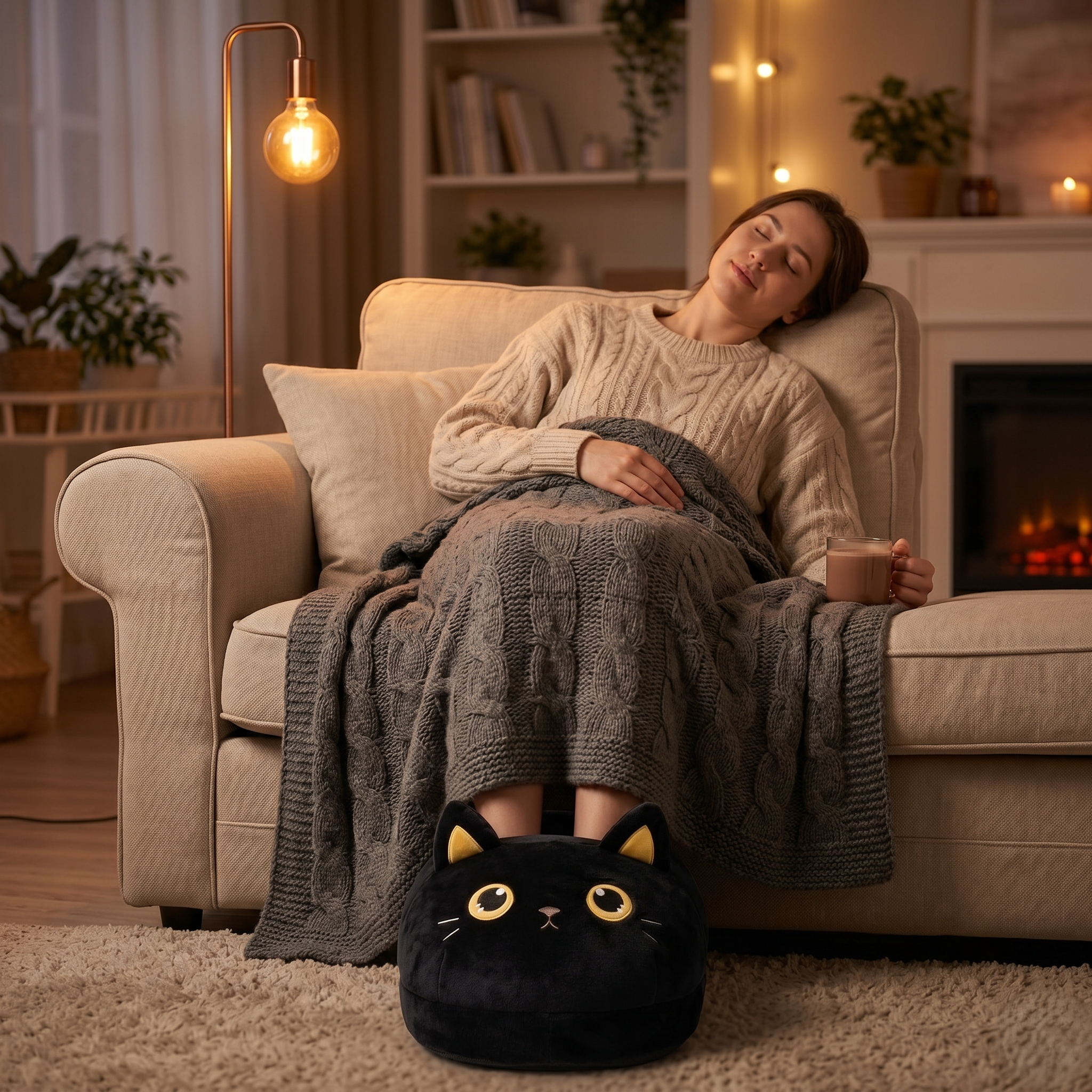 CatPaw Comfort réchauffe les pieds froids avec un masseur vibrant