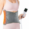 Body Worn Heating Pad For Back Comfort With Adjustable Heat And Timer