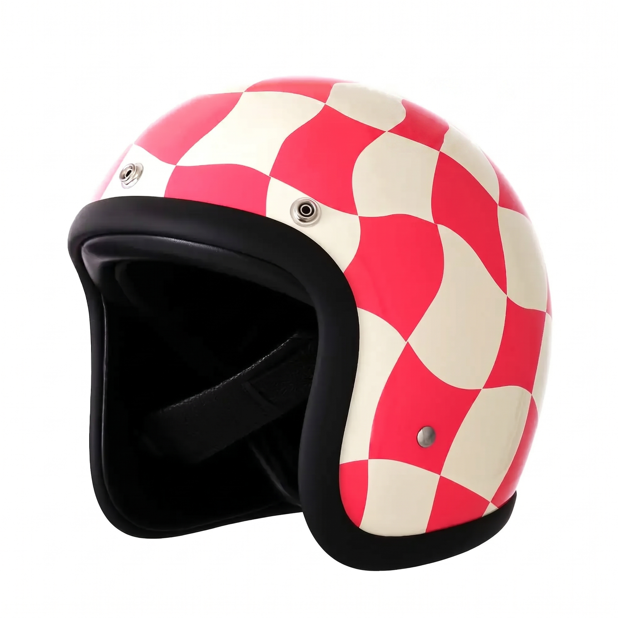 Vintage Open-Face Motorcycle Helmet with DOT & ECE Certification