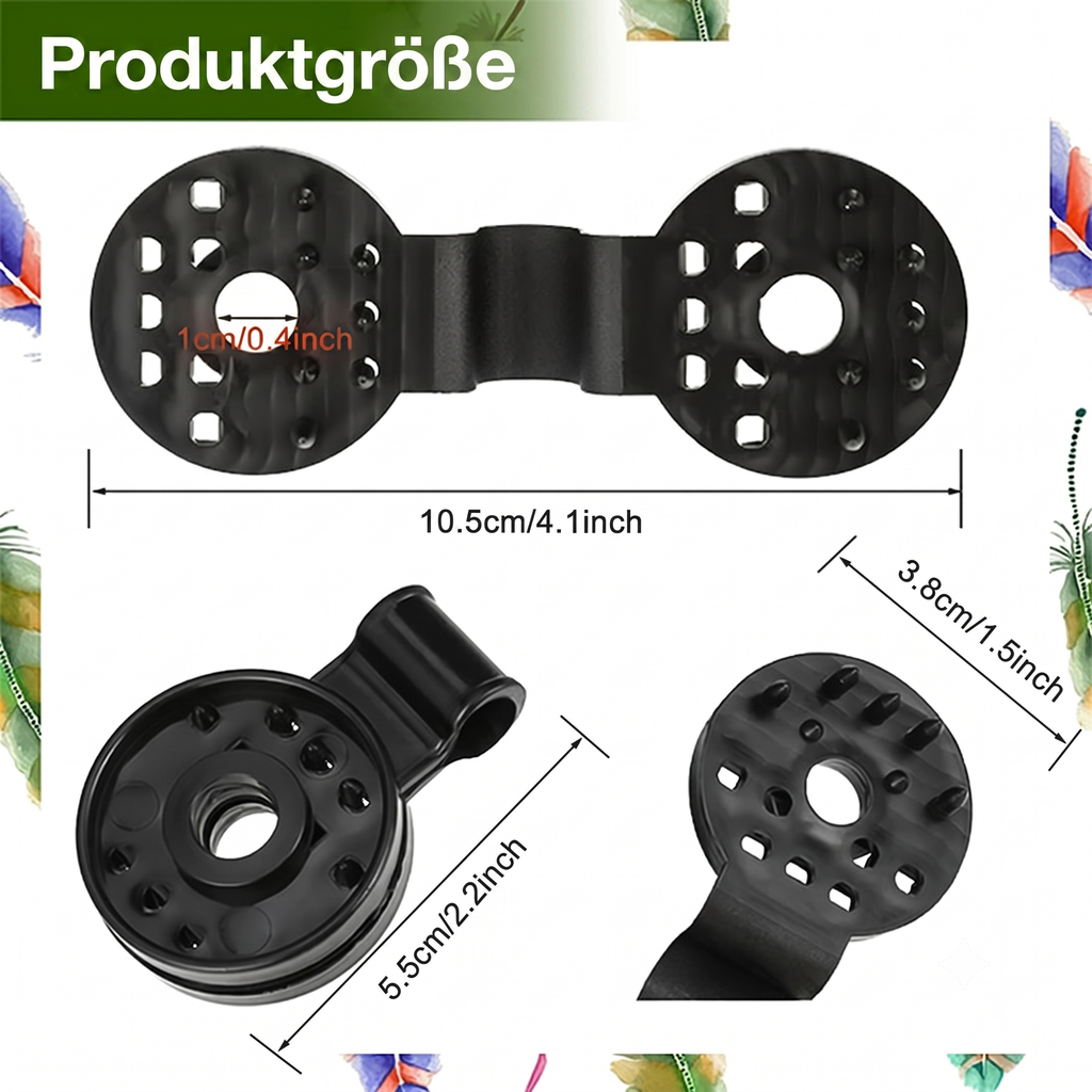 Robuste plastklips til skyggenett med enkel installasjon for hagen
