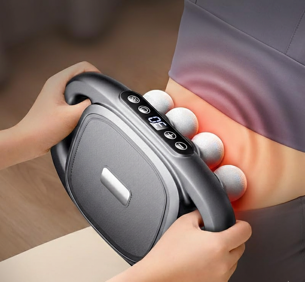 Massaggiatore professionale a sedici teste per massaggi profondi e recupero muscolare mirato
