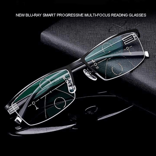 German Smart Progressive Glasses Designed For Reading Or Driving With Fast Color Shift